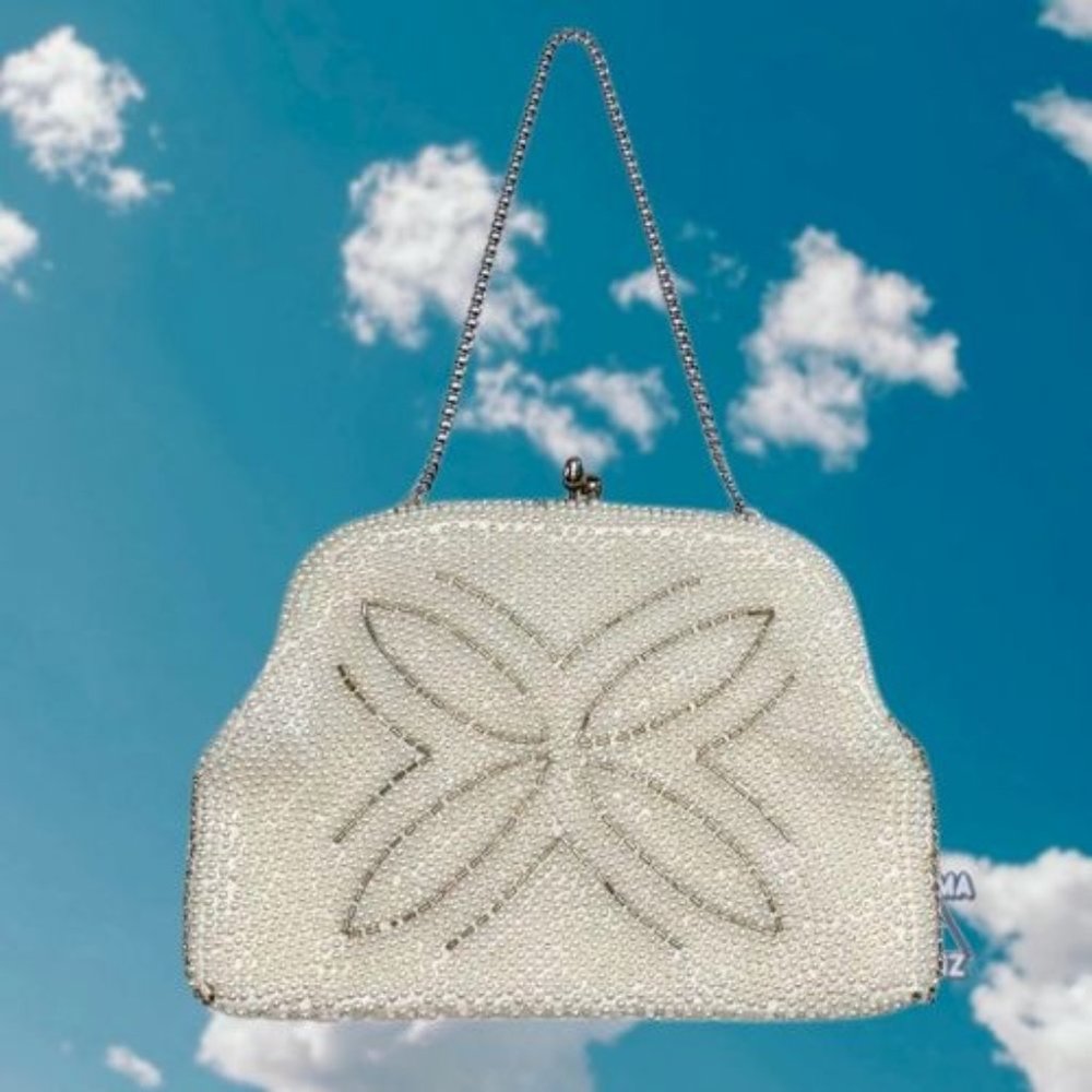 Vintage Mercury Pearl Clasp Close Mini Bag